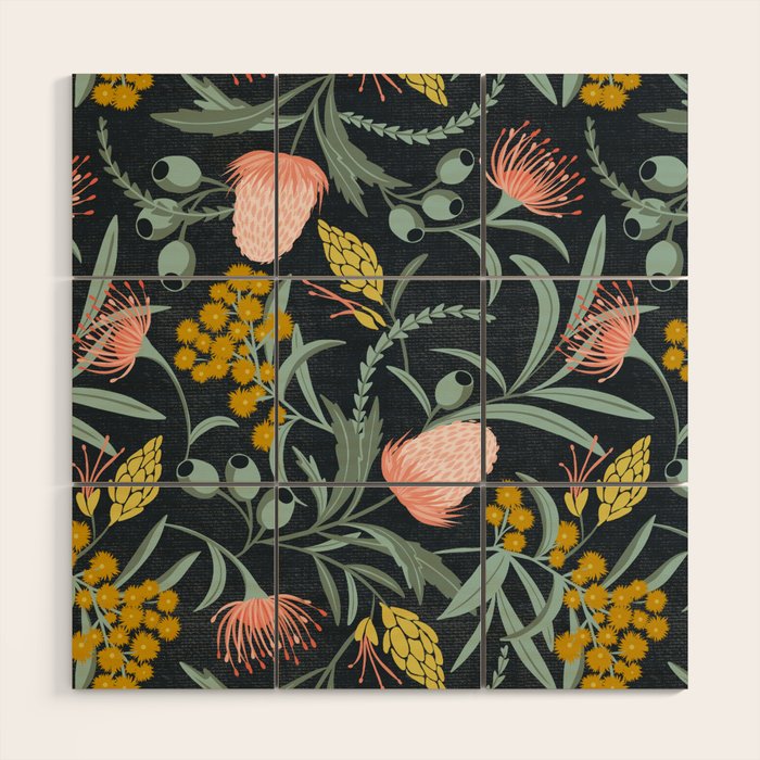 Flora Australis Wood Wall Art Gallery Image 1