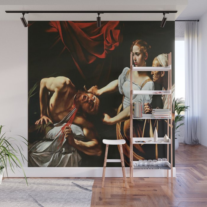 Caravaggio - Judith Beheading Holofernes Wall Mural Gallery Image 1