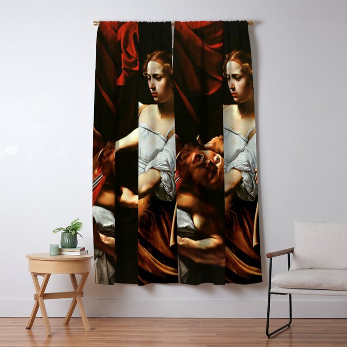 Caravaggio - Judith Beheading Holofernes Window Curtain Gallery Image 1
