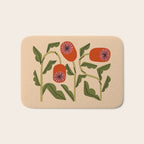 Three Flowers Bath Mat Gallery Image 1
