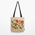 Three Flowers Tote Bag Gallery Image 2