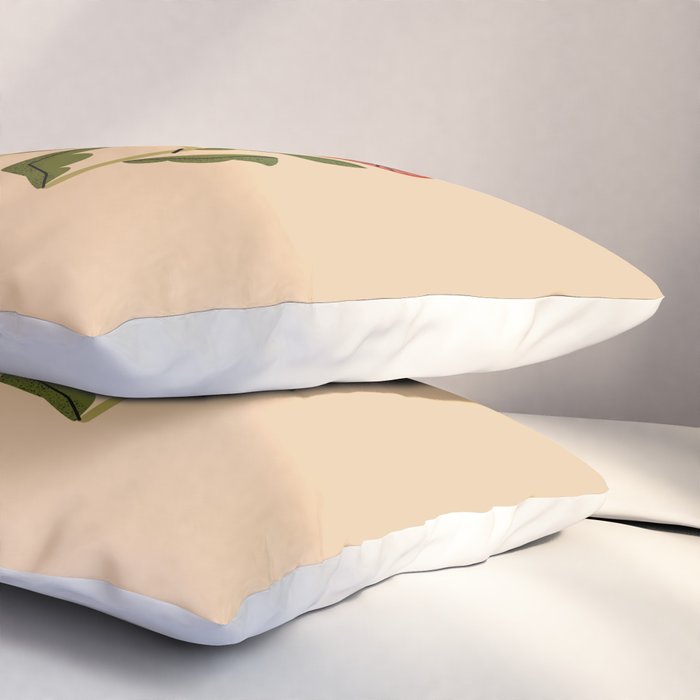 Three Flowers Pillow Sham Gallery Image 3