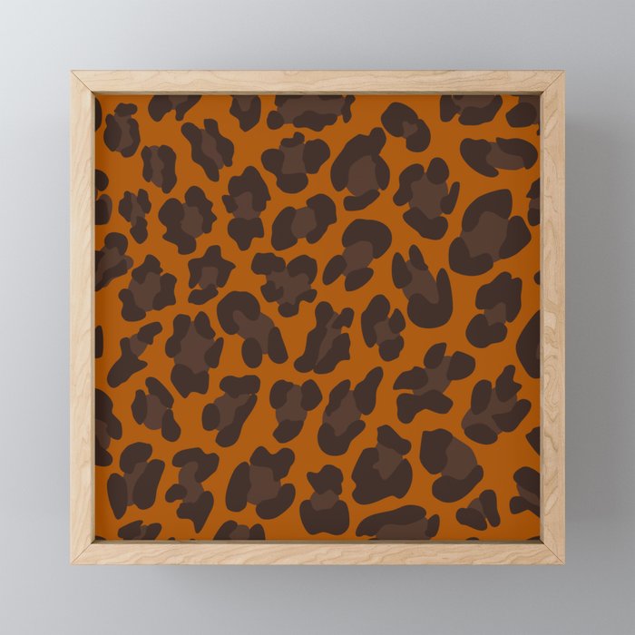 Classic Leopard Print Pattern Mini Art Print Gallery Image 1