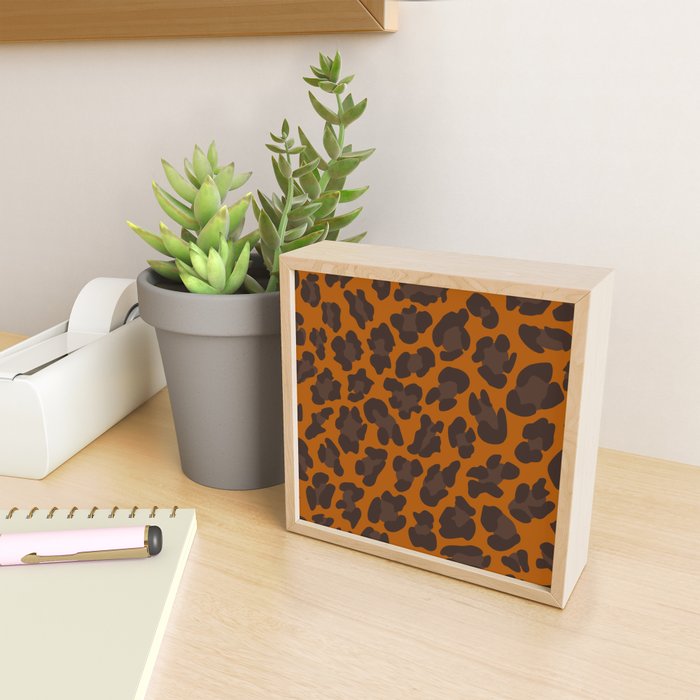Classic Leopard Print Pattern Mini Art Print Gallery Image 2