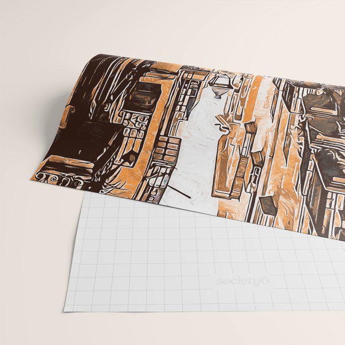 Barcelona, Gothic Quarter Wrapping Paper Gallery Image 2