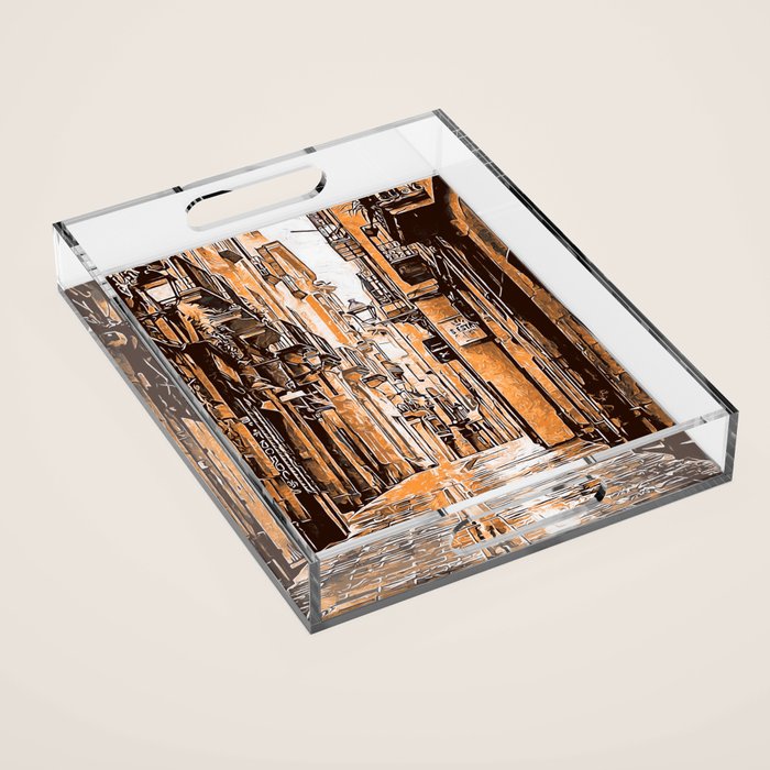 Barcelona, Gothic Quarter Acrylic Tray Gallery Image 1