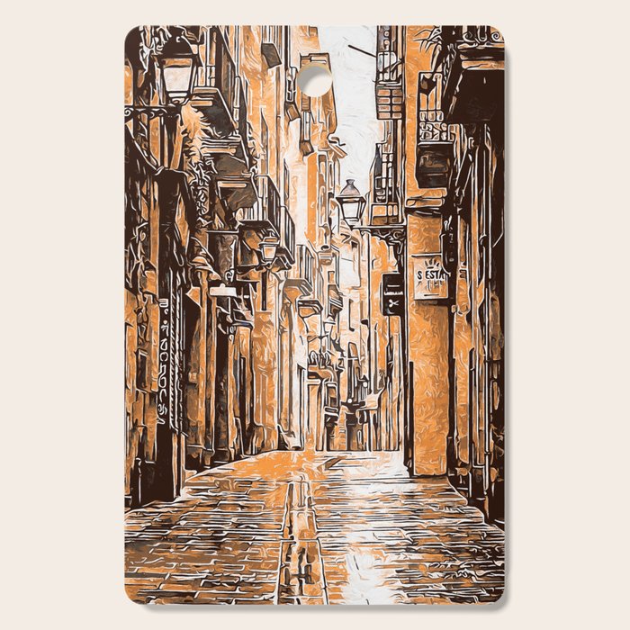 Barcelona, Gothic Quarter Cutting Board Gallery Image 1
