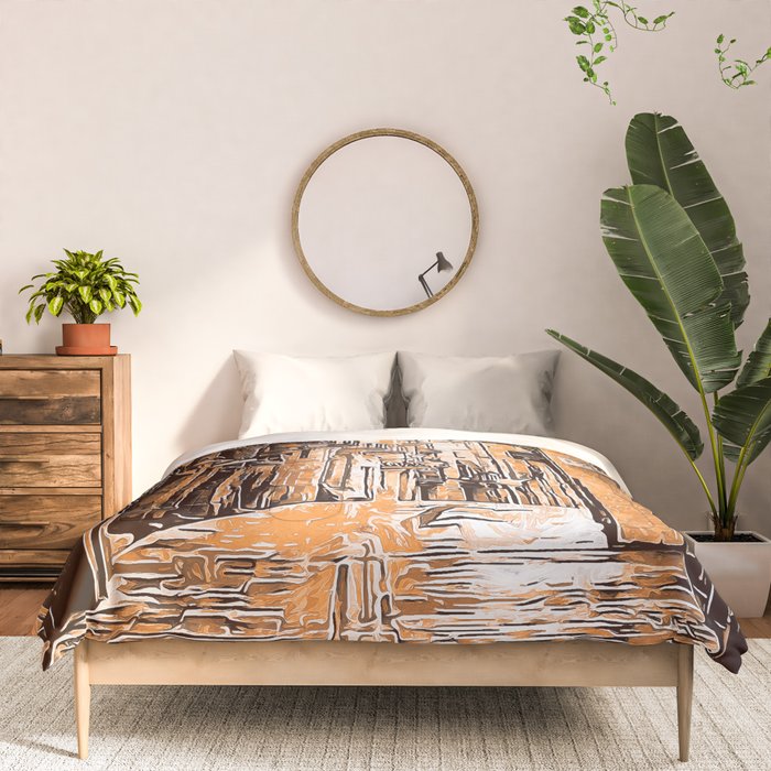 Barcelona, Gothic Quarter Comforter Gallery Image 3