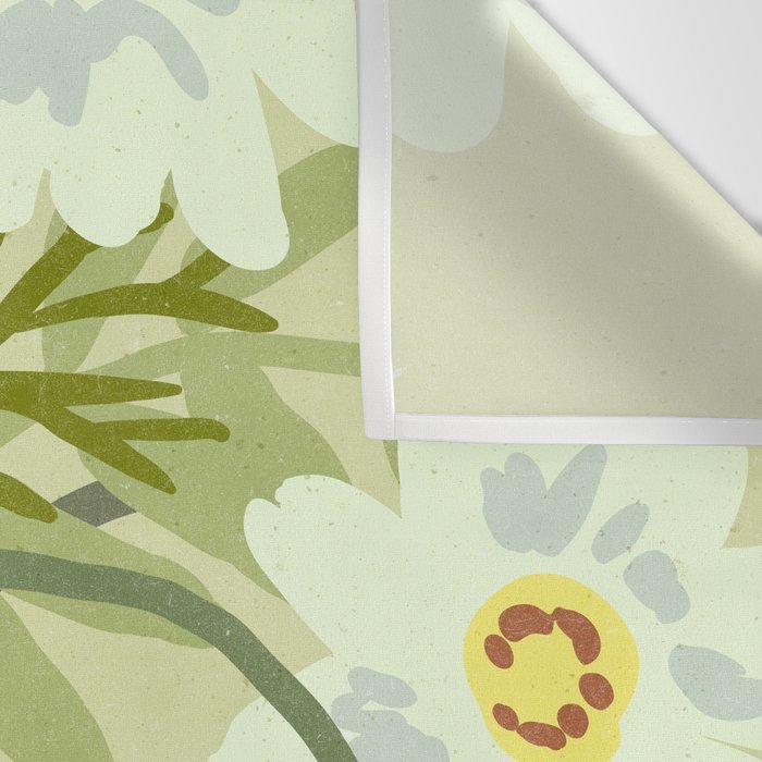 Madrid Flower Market cottagecore illustration Wall Tapestry Gallery Image 3
