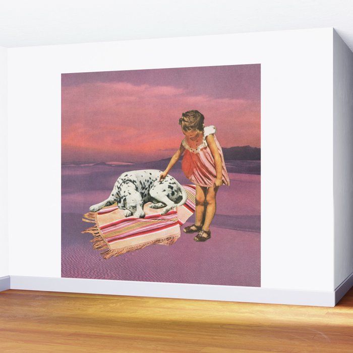Napping Puppy Wall Mural Gallery Image 2