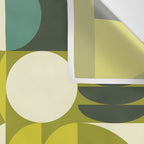 Vintage Geometric 01D Wall Tapestry Gallery Image 3