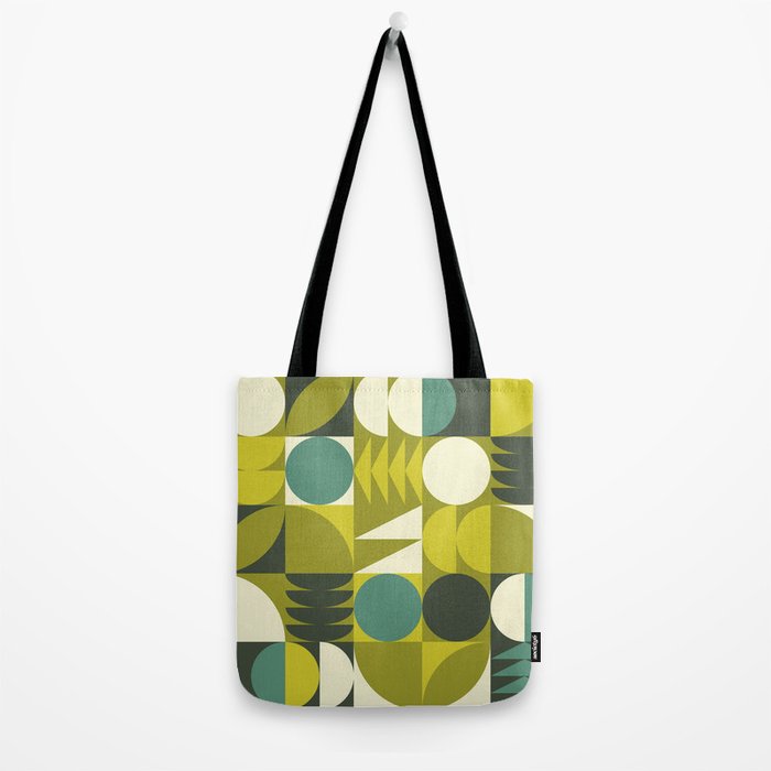 Vintage Geometric 01D Tote Bag Gallery Image 2