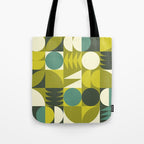 Vintage Geometric 01D Tote Bag Gallery Image 1