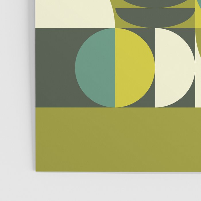 Vintage Geometric 01D Poster Gallery Image 3