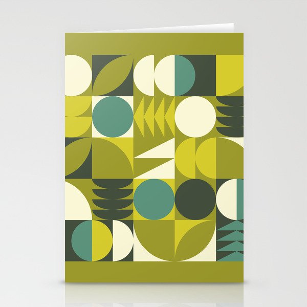 Vintage Geometric 01D Stationery Card Gallery Image 2