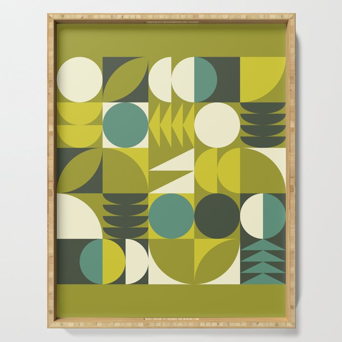 Vintage Geometric 01D Serving Tray Gallery Image 1