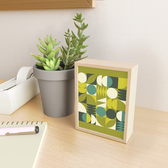 Vintage Geometric 01D Mini Art Print Gallery Image 2