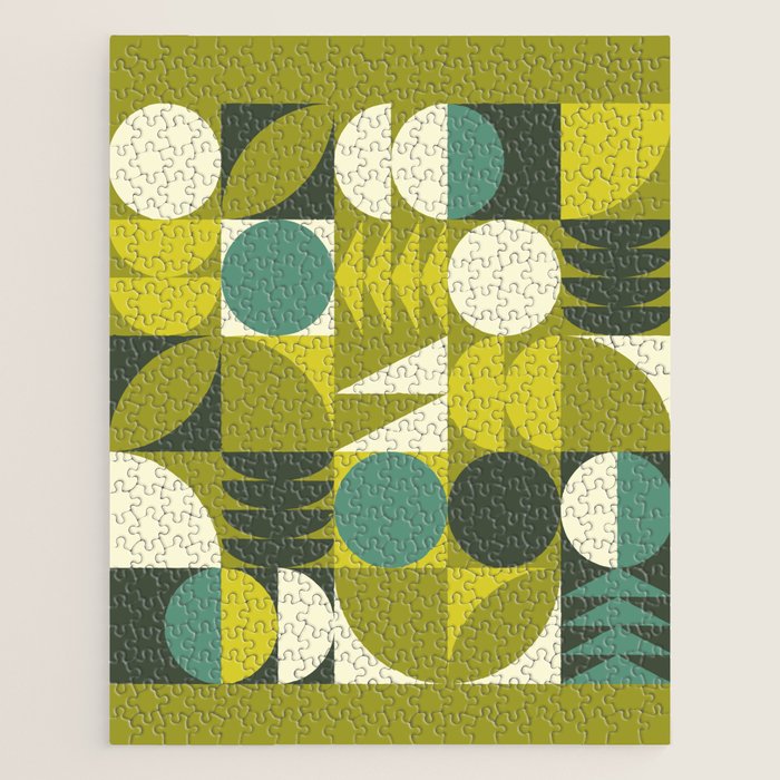 Vintage Geometric 01D Jigsaw Puzzle Gallery Image 1