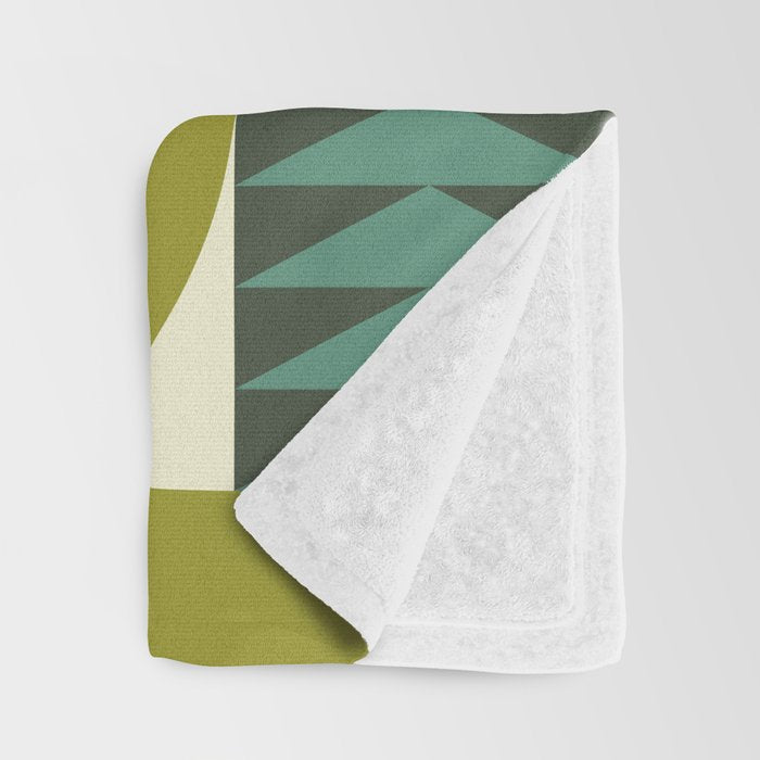 Vintage Geometric 01D Throw Blanket Gallery Image 3