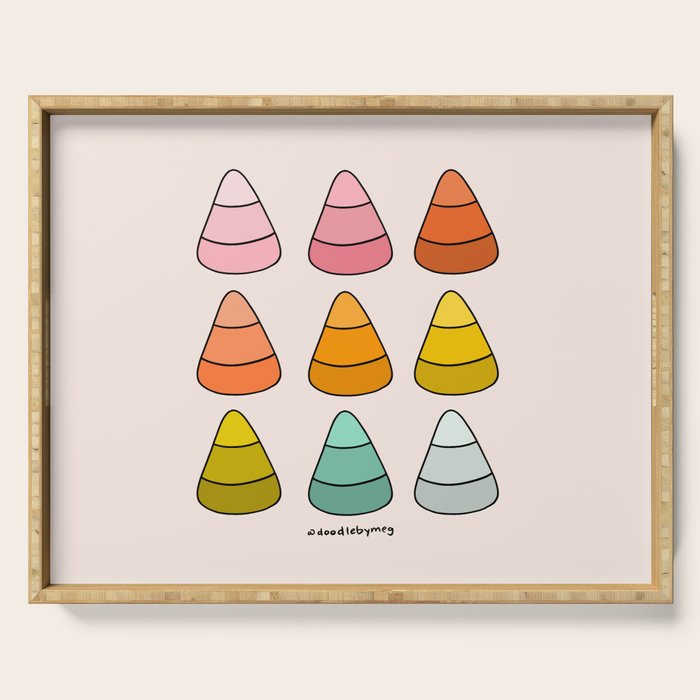 Rainbow Candy Corns Serving Tray Gallery Image 1