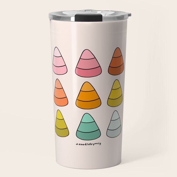 Rainbow Candy Corns Travel Mug Gallery Image 1