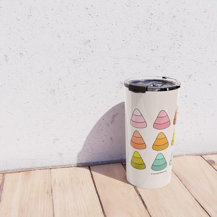 Rainbow Candy Corns Travel Mug Gallery Image 4
