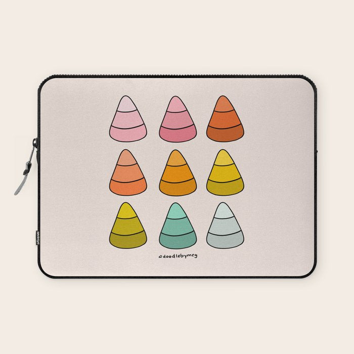 Rainbow Candy Corns Laptop Sleeve Gallery Image 1