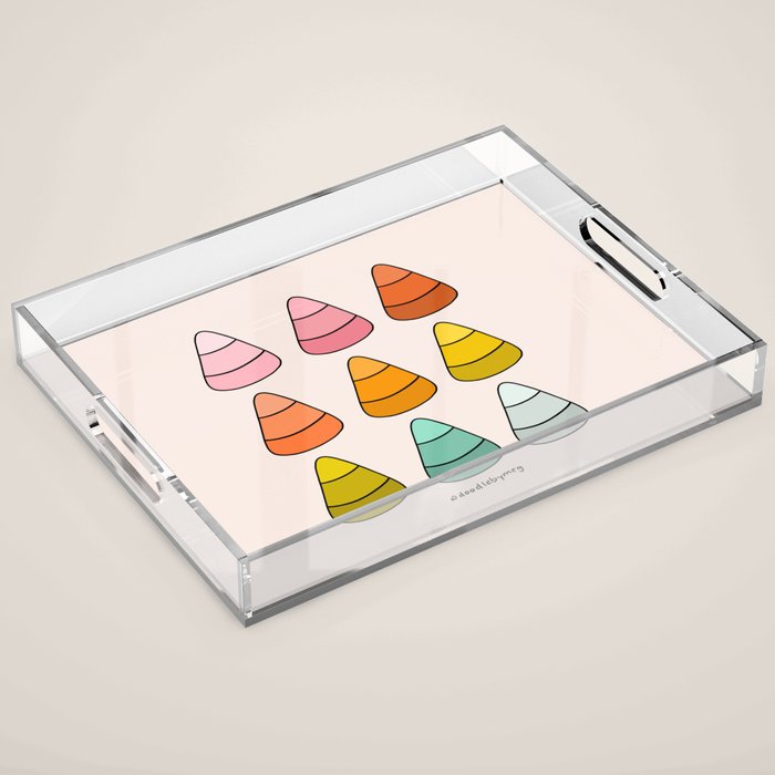 Rainbow Candy Corns Acrylic Tray Gallery Image 1