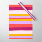 Sunset Stripes Wrapping Paper Gallery Image 1