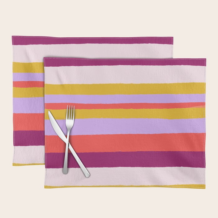Sunset Stripes Placemat Gallery Image 1