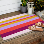 Sunset Stripes Outdoor Rug Gallery Image 2