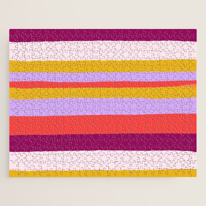 Sunset Stripes Jigsaw Puzzle Gallery Image 1
