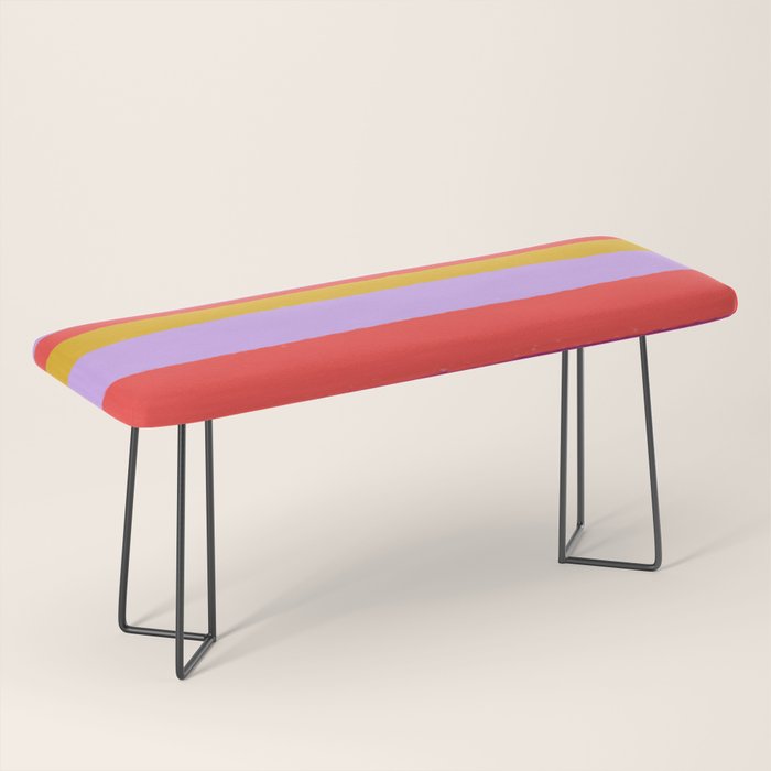 Sunset Stripes Bench Gallery Image 1