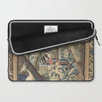 Antique 18th Century Peacock and Phoenix French Aubusson Tapestry Laptop Sleeve Gallery Image 2