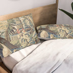 Antique 18th Century Peacock and Phoenix French Aubusson Tapestry Pillow Sham Gallery Image 2
