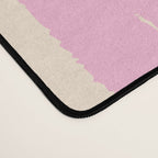Seafood and Wine - Retro Pink Stripes Illustration Desk Mat Gallery Image 4