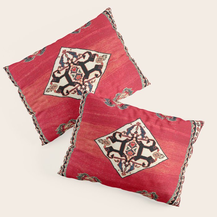 Qashqa'i Kashkuli Fars Southwest Persian Rug Print Pillow Sham Gallery Image 3