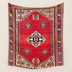 Qashqa'i Kashkuli Fars Southwest Persian Rug Print Wall Tapestry Gallery Image 4