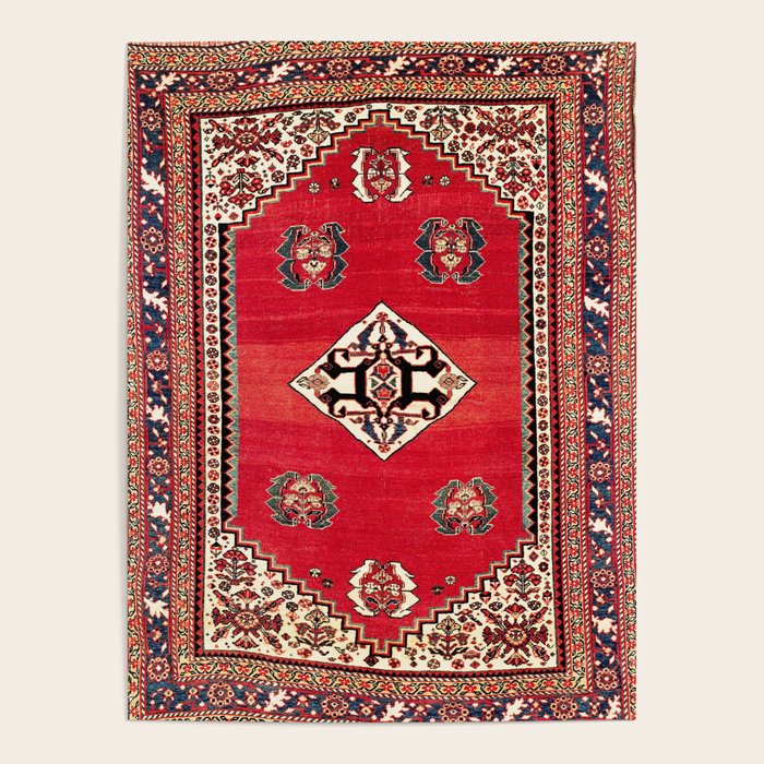 Qashqa'i Kashkuli Fars Southwest Persian Rug Print Poster Gallery Image 4