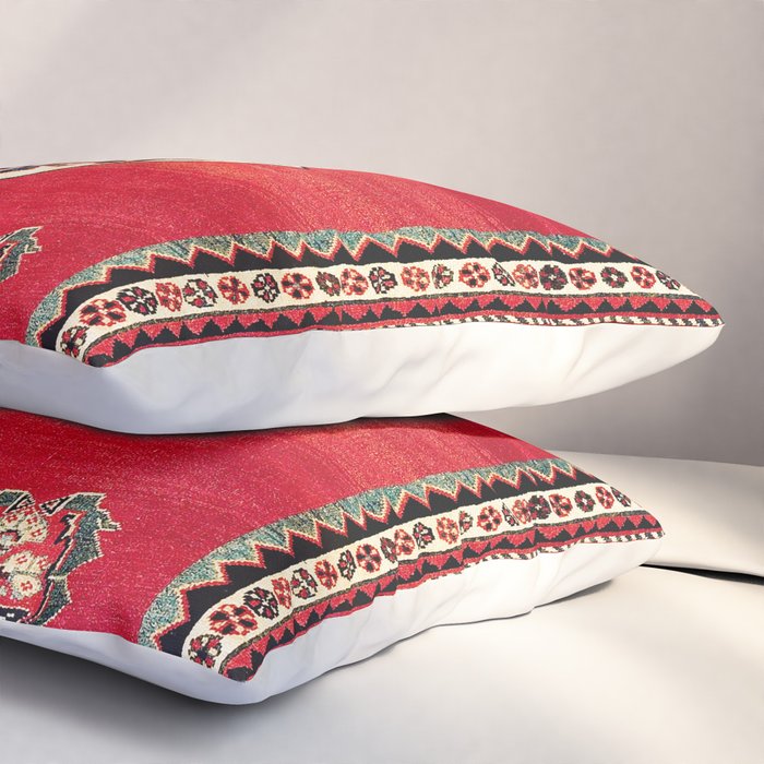Qashqa'i Kashkuli Fars Southwest Persian Rug Print Pillow Sham Gallery Image 3