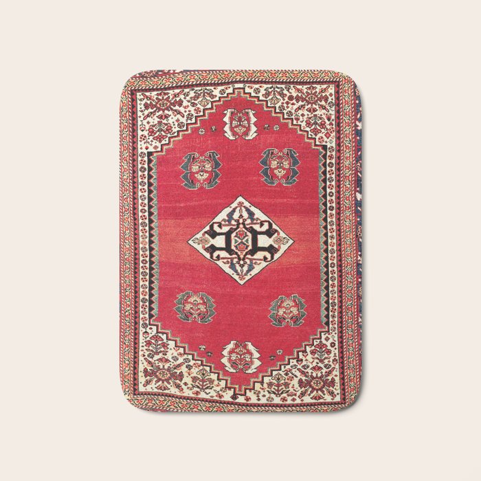Qashqa'i Kashkuli Fars Southwest Persian Rug Print Bath Mat Gallery Image 1