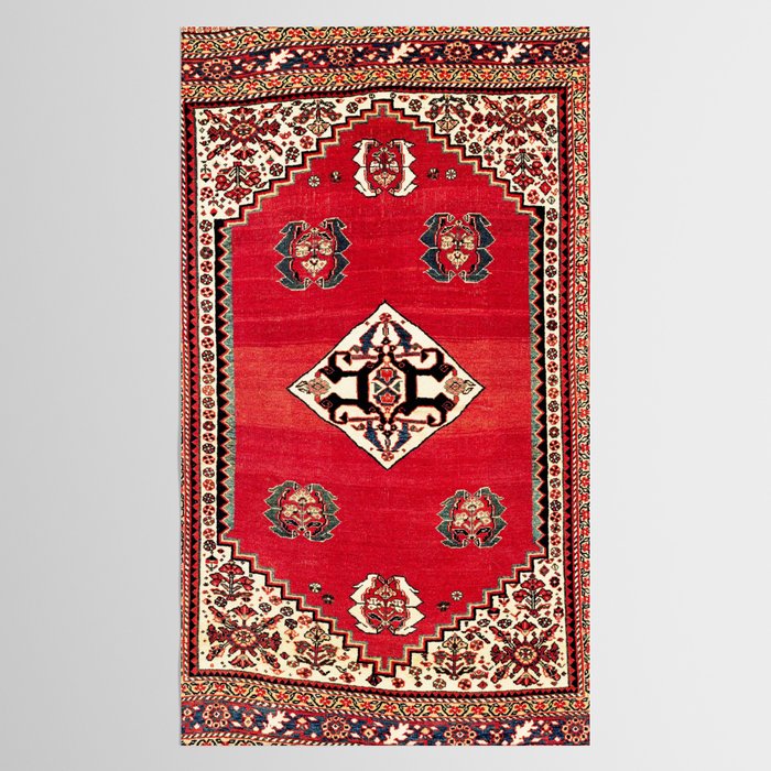Qashqa'i Kashkuli Fars Southwest Persian Rug Print Tablecloth Gallery Image 2