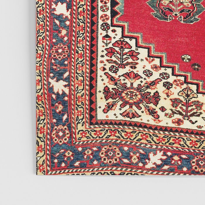 Qashqa'i Kashkuli Fars Southwest Persian Rug Print Poster Gallery Image 3