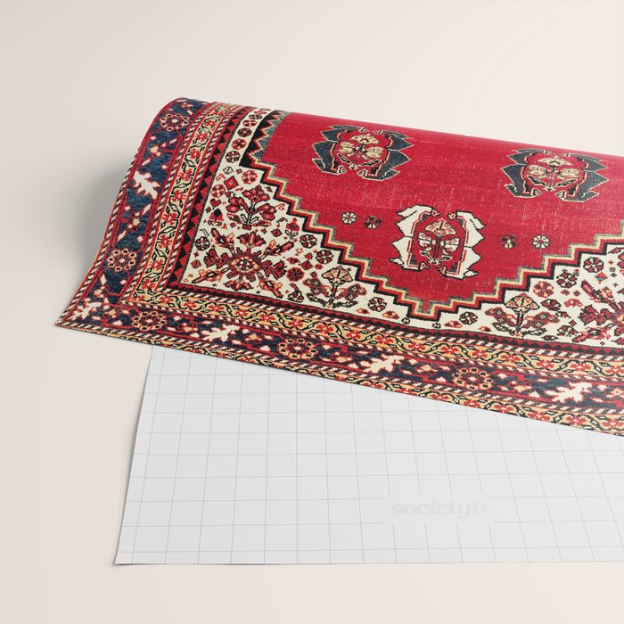 Qashqa'i Kashkuli Fars Southwest Persian Rug Print Wrapping Paper Gallery Image 2