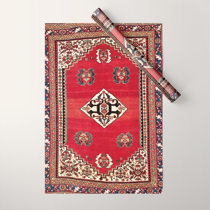 Qashqa'i Kashkuli Fars Southwest Persian Rug Print Wrapping Paper Gallery Image 1