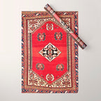 Qashqa'i Kashkuli Fars Southwest Persian Rug Print Wrapping Paper Gallery Image 1