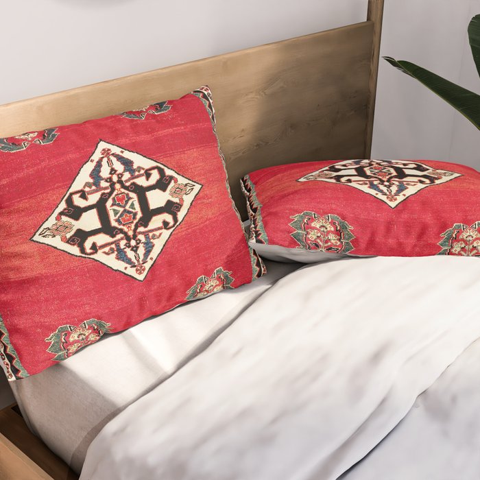 Qashqa'i Kashkuli Fars Southwest Persian Rug Print Pillow Sham Gallery Image 2