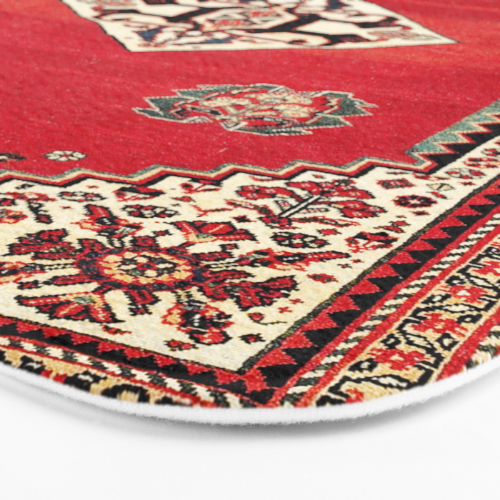 Qashqa'i Kashkuli Fars Southwest Persian Rug Print Bath Mat Gallery Image 3