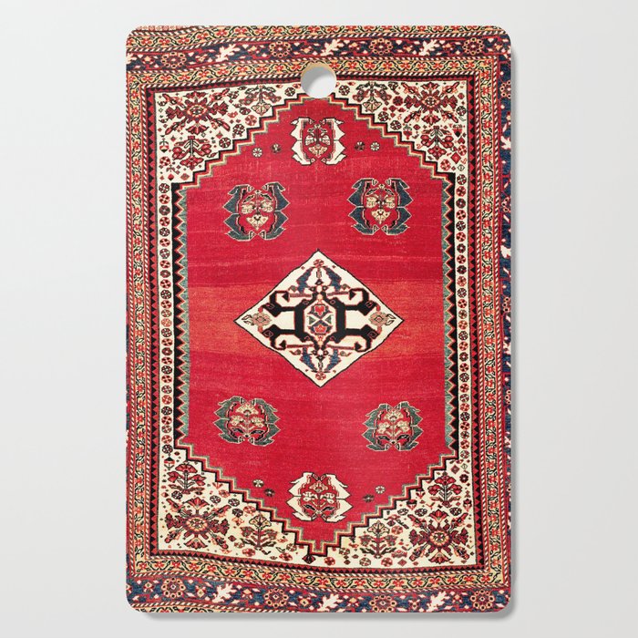 Qashqa'i Kashkuli Fars Southwest Persian Rug Print Cutting Board Gallery Image 1