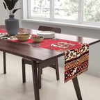Qashqa'i Kashkuli Fars Southwest Persian Rug Print Table Runner Gallery Image 2
